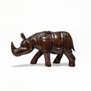 Wooden One Horned Rhino